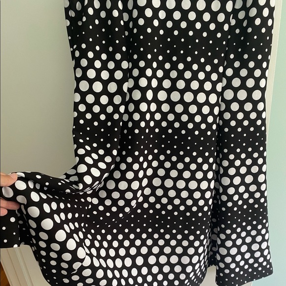 Women’s black - white polka dot dress - Picture 3 of 3